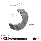 Zimmermann Bremstrommel Coat Z 440.1803.20