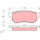 TRW Bremsbelagsatz, Scheibenbremse GDB775