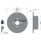 Bremsscheibe 92057000 Bremsscheibe 92057000