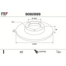 Bremsscheibe 9082899