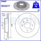 Delphi Bremsscheibe BG2217 Delphi Bremsscheibe BG2217