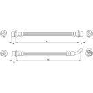 Metzger Bremsschlauch 4111074