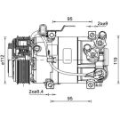 Mahle Kompressor, Klimaanlage BEHR Premium Line ACP 1461 000P
