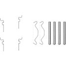 Hella Zubehörsatz, Scheibenbremsbelag 8DZ 355 203-221