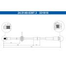 Bremsschlauch 24.5140-0397.3