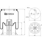 FEBI BILSTEIN 39504 Federbalg, Luftfederung
