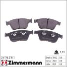 Zimmermann Bremsbelagsatz, Scheibenbremse 24176.210.1