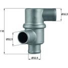 Mahle Thermostat, Kühlmittel BEHR TH 37 80