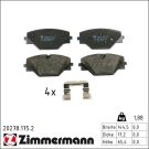 Bremsbelagsatz, Scheibenbremse 20278.175.2 Bremsbelagsatz, Scheibenbremse 20278.175.2