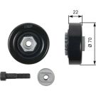 Gates Spannrolle, Keilrippenriemen DriveAlign™ T36408