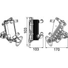 Mahle Ölkühler, Automatikgetriebe BEHR Premium Line CLC 25 000P