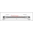 Metzger Bremsschlauch 4111162