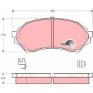 TRW Bremsbelagsatz, Scheibenbremse COTEC GDB3193