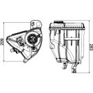 Ausgleichsbehälter, Kühlmittel CRT 3 000S Ausgleichsbehälter, Kühlmittel CRT 3 000S