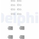 Delphi Zubehörsatz, Scheibenbremsbelag LX0075