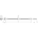 Metzger Bremsschlauch 4111360