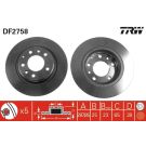 TRW Bremsscheibe DF2758