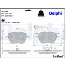 Delphi Bremsbelagsatz, Scheibenbremse LP1801