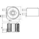 Ölkühler, Motoröl CLC 176 000S Ölkühler, Motoröl CLC 176 000S