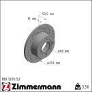 Bremsscheibe 100.1205.52 Bremsscheibe 100.1205.52