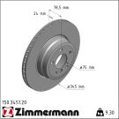 Zimmermann Bremsscheibe Coat Z 150.3451.20