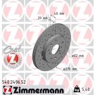 Zimmermann Bremsscheibe SPORT Z 540.2496.52