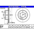 Bremsscheibe 24.0118-0136.1