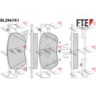 FTE Bremsbelagsatz, Scheibenbremse 9011211