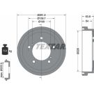 Textar Bremstrommel 94037800