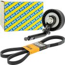 Spannrolle, Keilrippenriemen ContiTech Keilrippenriemen + NTN-SNR Spannrolle