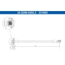 Bremsschlauch 24.5296-0282.3 Bremsschlauch 24.5296-0282.3