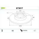 Bremsscheibe 673617