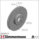 Zimmermann Bremsscheibe SPORT Z 150.2954.52