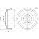 Valeo Bremstrommel 237014