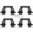 Metzger Zubehörsatz, Scheibenbremsbelag 109-1625