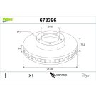 Bremsscheibe 673396