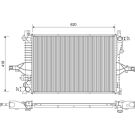 Kühler, Motorkühlung 701233
