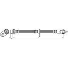 Metzger Bremsschlauch 4110115