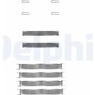 Delphi Zubehörsatz, Scheibenbremsbelag LX0019