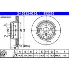 Bremsscheibe 24.0322-0236.1