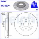 Delphi Bremsscheibe BG2830 Delphi Bremsscheibe BG2830