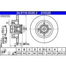 Bremsscheibe 24.0110-0325.2