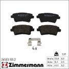 Zimmermann Bremsbelagsatz, Scheibenbremse 26503.155.2
