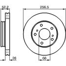 Bremsscheibe 0 986 478 485 Bremsscheibe 0 986 478 485