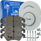 ATE 24.0130-0221.1 Bremsscheibe 320mm + 13.0460-2765.2 Bremsbeläge für AUDI Q5, A7, A6 inkl. Warnkontakt