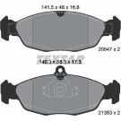 Bremsbelagsatz, Scheibenbremse 2054701 Bremsbelagsatz, Scheibenbremse 2054701