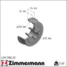 Zimmermann Bremstrommel Coat Z 430.1786.20
