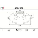 Bremsscheibe 9082869 Bremsscheibe 9082869