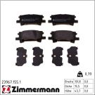 Zimmermann Bremsbelagsatz, Scheibenbremse 23967.155.1