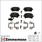 Zimmermann Bremsbelagsatz, Scheibenbremse 24483.170.3